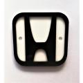 Honda monogram Plastic Front Logo for 70 and 125cc Universal Black and White. 