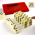 Minhaj Sports 28pcs Double Six Domino Set - Fun and Engaging Table Game for Adults and Kids. 