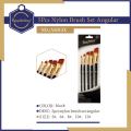 Keep Smiling A5015X 5pcs Artist Angular Paint Brush Set. 