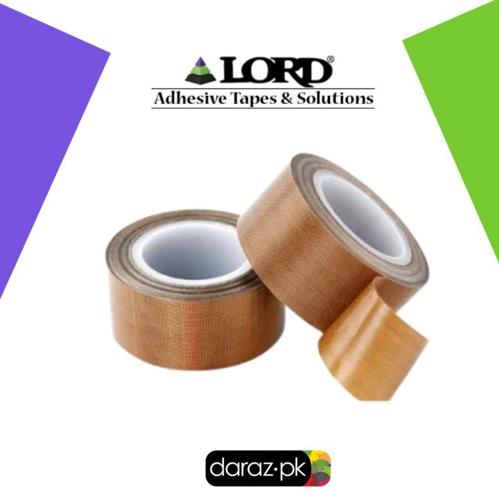 PTFE Teflon Tape | Heat Resistance Tape | 48mm * 10meters | Ideal for heat sealing machines | Lord Tapes