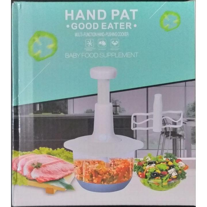 Hand Pat Food Processor Good Eater 1500ml