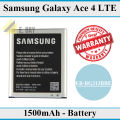 Samsung Galaxy Ace 4 Battery EB-BG313BBE Replacement Premium Quality 1500mAh For Samsung Galaxy Ace 4. 