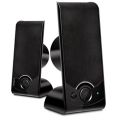 Alien 2 Computer Speakers With Heavy Bass Volume , 3.5mm Audio, Wired Powered Built-in  Loudspeaker Diaphragm Multimedia Speaker for Gaming PC,Laptops And Computers. 
