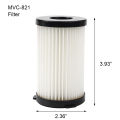 Vacuum Cleaner Filter For Milux MVC-821 Vacuum Cleaner Spare Part Handheld Washable Replaceable Accessories. 