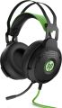 HP Pavilion Gaming 600 Headset with Green LED Ear Cup Lighting, 3.5 mm, 7.1 Virtual Surround Sound for Xbox One, PS4, PC & Phone, Black/Green. 