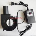 【ZOSR】AC DC 12V 2.7A 7000R/Min Air Turbo Blower With Variable Speed Controller Portable Blower kalan BBQ Blower Fan For kalan 9733. 