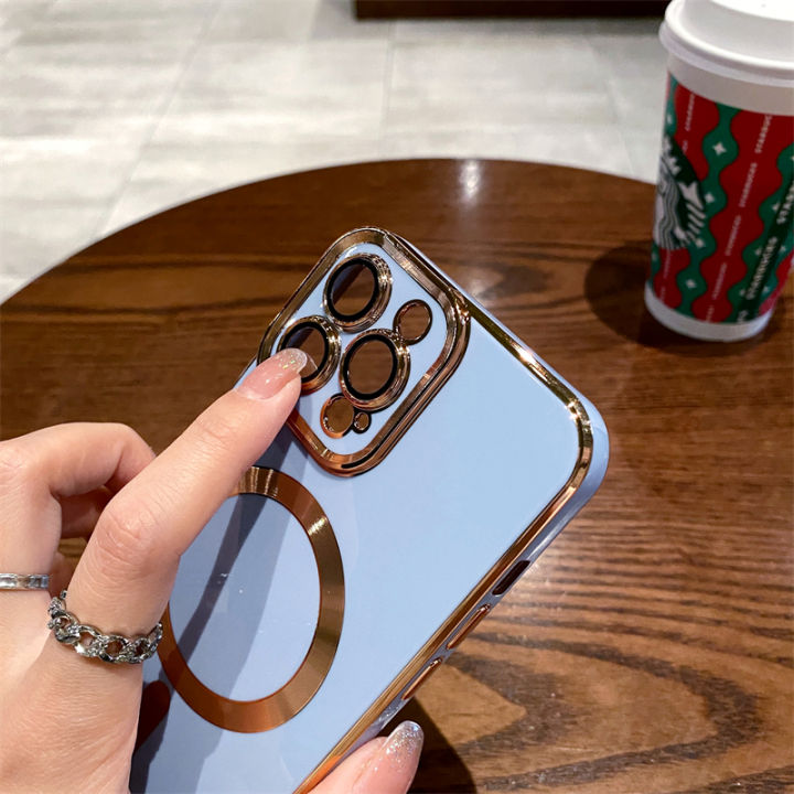 For%20iPhone%2015%20Pro%20Max%20Luxury%20Magsafe%20Magnetic%20Square%20Plating%20Frame%20Phone%20Case%20For%20iPhone%2011%2012%2013%2014%20Plus%20Lens%20Protective%20Cover%20-%20Image%205