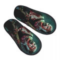 Terrifiers Halloween Horror Movie House Slippers Women Soft Memory Foam Slip On Bedroom Slipper Shoes. 