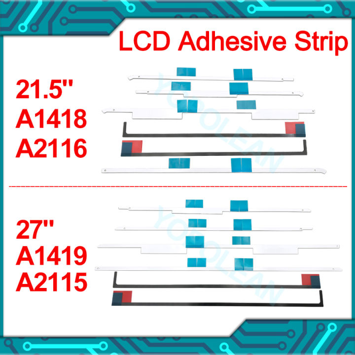 New LCD Display Adhesive Strips Sticker Tape for iMac 21.5 A1418 A2116 27 A1419 A2115 2012 2013 2014 2015 2017 Year