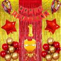 Ironman Theme Happy Birthday Decoration 40 Pcs Set. 