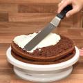 Cake Spatula Stainless Steel Angled Icing Cake Spatula For Decorating Cake Professional Tool. 