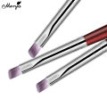 monja Nail Art Wood Angle Top Gradient Gradual Color Blooming Image Design Drawing Painting Brush Pen Manicure Tools. 