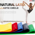 Loop band , 5 color Yoga Resistance Rubber Bands, Resistance band pack of 5, leg loop bands. loop bands, thera bands, stretch band,  Elastic Bands Fitness. 