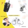 Kids Police Costume Fancy Cop Officer Toy Party Favors Drama Cosplay Props. 