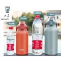 Imported Cille / Dodge 1000ML / 1200ML / 1300ML / 1700ML 316SS Stainless Steel Vacuum Insulated Flask Thermos Water Bottle Premium Bottle (Double Wall) Stainless Steel Bottle with Straw Bottle Premium Hot and Cold Water Bottle. 