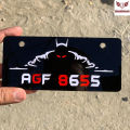 Customize New 3D Batman Bike Number plate Fancy Number plate For all bikes. 