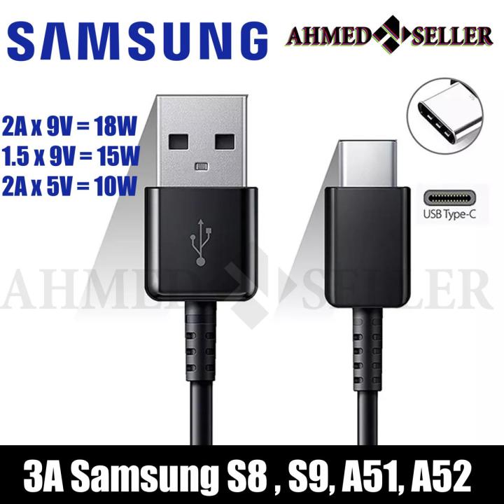 1.2m USB 3.1 TYPE-C Fast Charging Data Cable For Samsung Galaxy A52 A31 A41 A51 A71 5G S20 S10 S9 S8 Plus Note 8 9 +