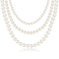 Wholesale High Quality Real Fresh Water Pearl Necklace Mens Stainless Steel Natural Freshwater Pearl Choker Pearl Necklace. 