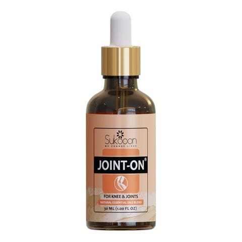 Experience fast and natural relief from knee joint pain with Premium Original Sukoon Joint-On Oil.