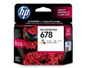 HP 678 Tri-color Original Ink Advantage Cartridge. 