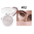 Exquisite Relief 3D Rose Flower Highlighter Makeup Palette Cosmetic Face Contour Bronzer Shimmer Highlighting Powder Makeup. 