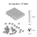8mm Balls and  Magnetic Rods Magnet (63 pcs). 