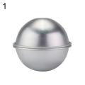2Pcs 4.5/5.5/6.5cm 3D Aluminum Alloy Homemade Round Sphere DIY Bath Bomb Mold. 