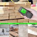 Digital Moisture Meter, Water Leak Detector, Moisture Tester, Pin Type, Backlit LCD Display,Wood Humidity Tester. 