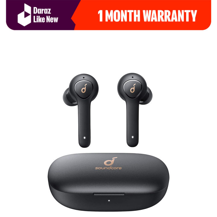 Daraz Like New Buds - Soundcore Anker Life P2 True Wireless Earbuds, Clear Sound, USB C, 25H Playtime, IPX7 Waterproof - Black