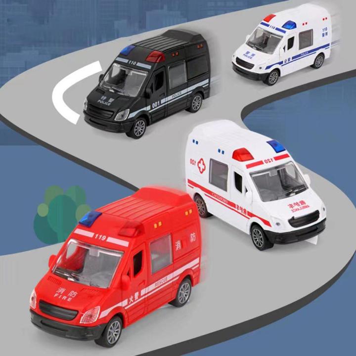 Childrenworld Mini Construction Vehicle Inertia Driving Ambulance Tank Car Model
