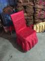 Hotel one-piece chair cover conference theater stool fabric steel pipe hotel wedding banquet chair cover custom. 
