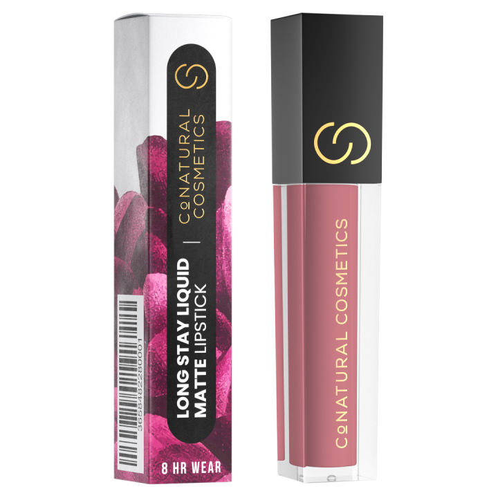 Conatural%20Cosmetics%20Long%20Stay%20Liquid%20Matte%20Lipstick%20(Mellow%20Rose)%20-%20Image%206