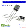IR Infrared Receiver Sensor Module 1838 TL1838 VS1838B 38Khz Diode by Electrica. 
