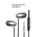 YE1 Wired Earbuds Ergonomic Wire Control In-ear 3.5mm Portable Heavy Bass Earphones for Sports. 
