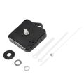 2 Pack Replacement Wall Clock Parts Pendulum Movement Mechanism Quartz Clock with Hands & Fittings Kit(Black+White). 