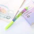 01 Pc LIQUID GLITTER BALL POINT GLITTER GEL PEN Fairy Stick Ballpoint Pen Glitter Liquid Sand Pen Bling Rainbow Dynamic Crystal Ball Pen Gel Ink Pen Student Pen Rollerball Pens for Women Girl Gift Stationery School Office Supplies. 
