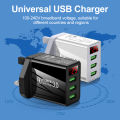 Loebay 3A LE isplay Qui Charger For 13 12 Xiaomi Samsung iad Etc.E S lug Fast Charger 3 Wall Adapter. 
