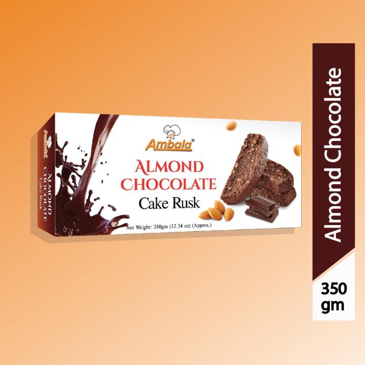 Almond Chocolate Cake Rusk  (Ambala) 350gm