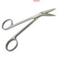 High Quality Professional Stainless Steel Rust Free Surgical Iris Angular Scissors Suture Cutting Tissue Removal Oral Surgery Tools. 