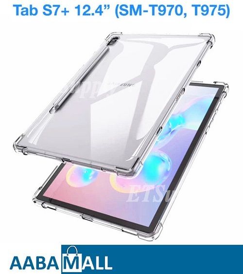 Samsung Galaxy Tab S7 Plus - SM T970 / T975 - 12.4 INCH ANTI SHOCK ANTI KNOCK ANTI BURST TPU CASE