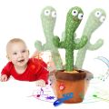 Dancing Cactus Toy, Singing Talking Cactus Toy, Recording, Glowing Cactus Plush Toys, Early Educational Toys for Babies, 120 Songs. 