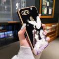 JIUMOO For OPPO A12 Case Plating Side Edge Square New Design Clear Princess Girl Phone Cases Pattern Silicone Casing Full Back Cover Camera Protect Shockproof Softcase. 
