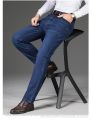 All Size 28-30-32-34-36-38-Brand-Men-s-Business-Regular fit-Jeans-Cotton-Stretch-Casual-Trousers-Fashion. 