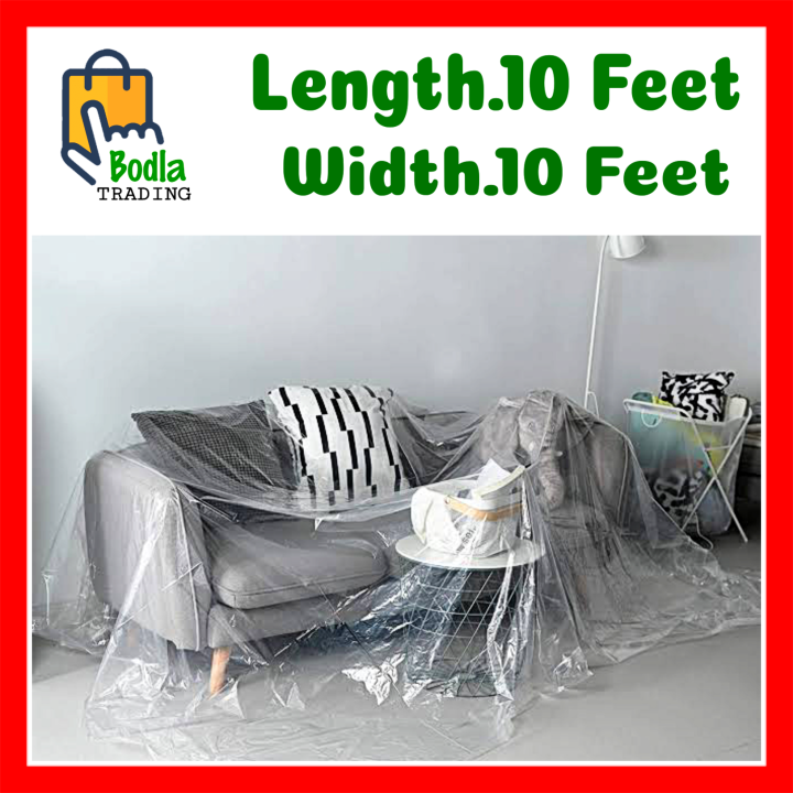 10%20%C3%97%2010%20Feet%20Large%20Polythene%20Plastic%20Dust%20Sheet%20Cover%20DIY%20Decorators%20Painting%20Decorating%20Pure%20Flexible%20Quality%20-%20Image%208