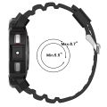 For Samsung Galaxy Watch5 40mm Armor Silicone Watch Band + Protective Case. 