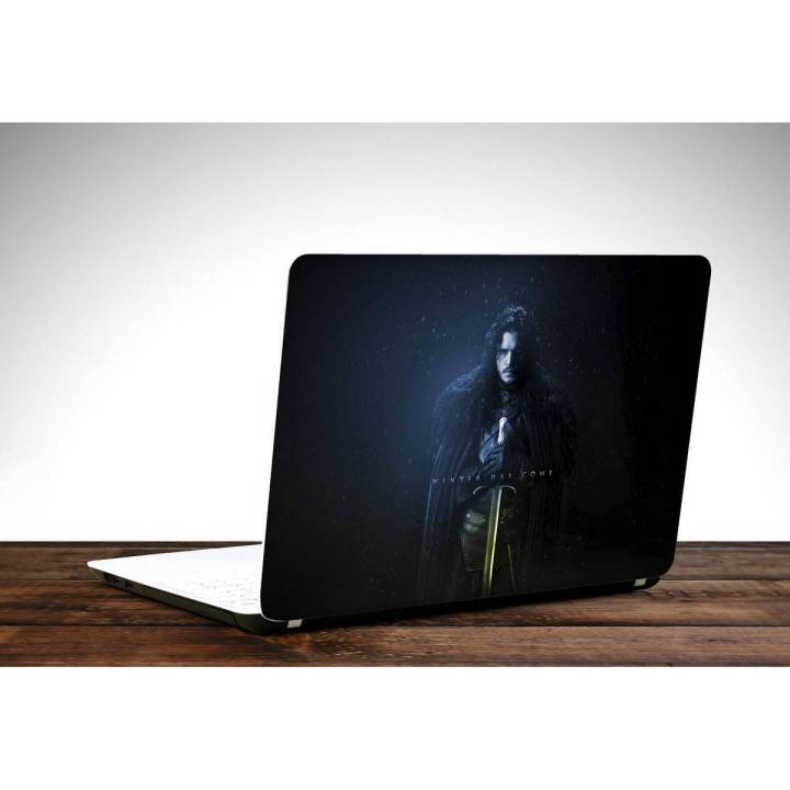 Game Of Thrones - Jhon Snow Laptop Skin Vinyl Sticker Decal, 12  13  13.3  14  15  15.4  15.6 inch Laptop Skin Sticker Cover Art Decal Protector Fits All Laptops