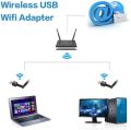 REALTEK Chipset Generic 600Mbps Wireless USB WiFi Dongle USB WiFi Adapter USB WiFi Adapter Network Card 600Mbps  With High Range Flexible Antenna For Desktop Computer And Laptop. 