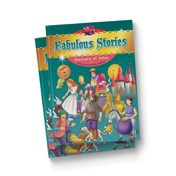 Fabulous Stories Collection Book (10 in 1) - English Fairy Tale for Kids