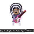 Headbagibg Ash Sing Cartoon Character 3.5 inch Action Figure Toy For Kids Boys Girls Sing Cartoon Character Figures Toys. 