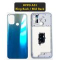 Oppo A53 Ring Back Replacement or Mid Back with Buttons and Camera Lens , OPPO A53 Ring Back / Mid Back Replacement. 